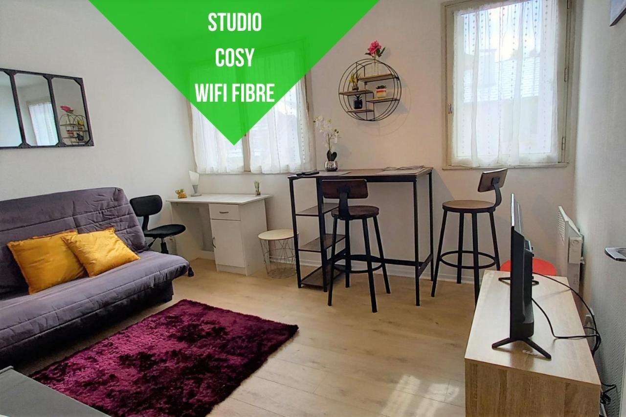 Le Zen -Studio Tout Equipe- Wifi Fibre- Centre Ville Avec Parking Tarbes Kültér fotó